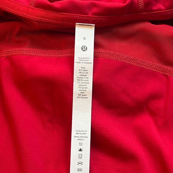 Rare Lululemon Define Jacket Red Size 6 – unworn, no tags Perfect Condition - Picture 8 of 9